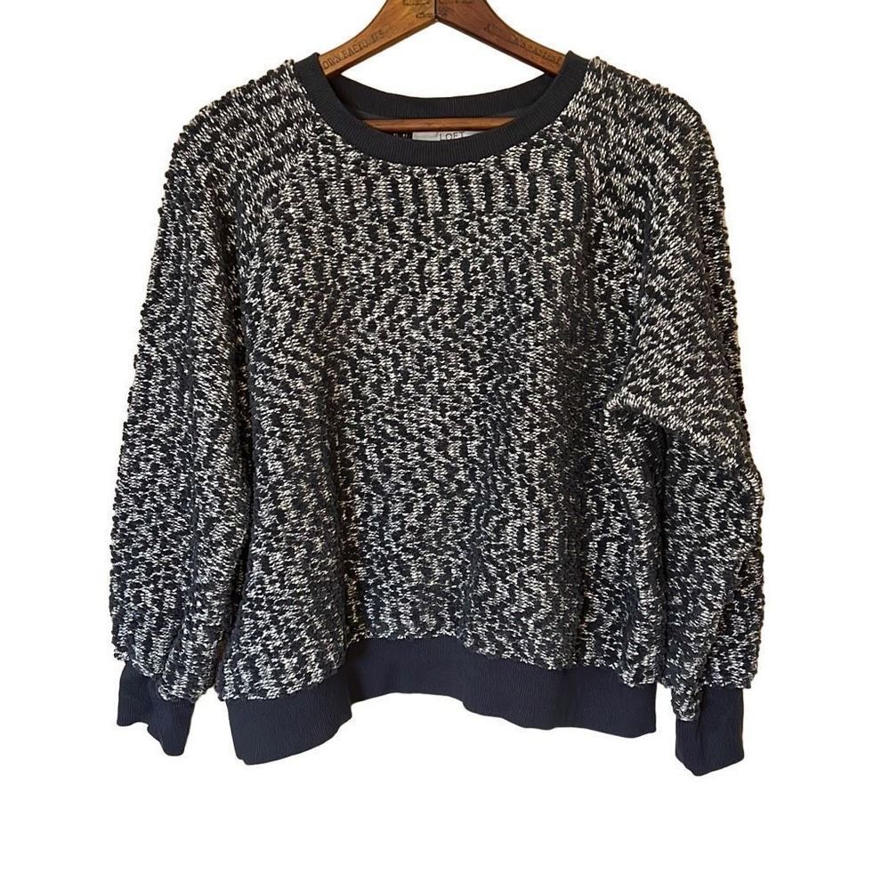LOFT Fuzzy Scoop Neck Top
